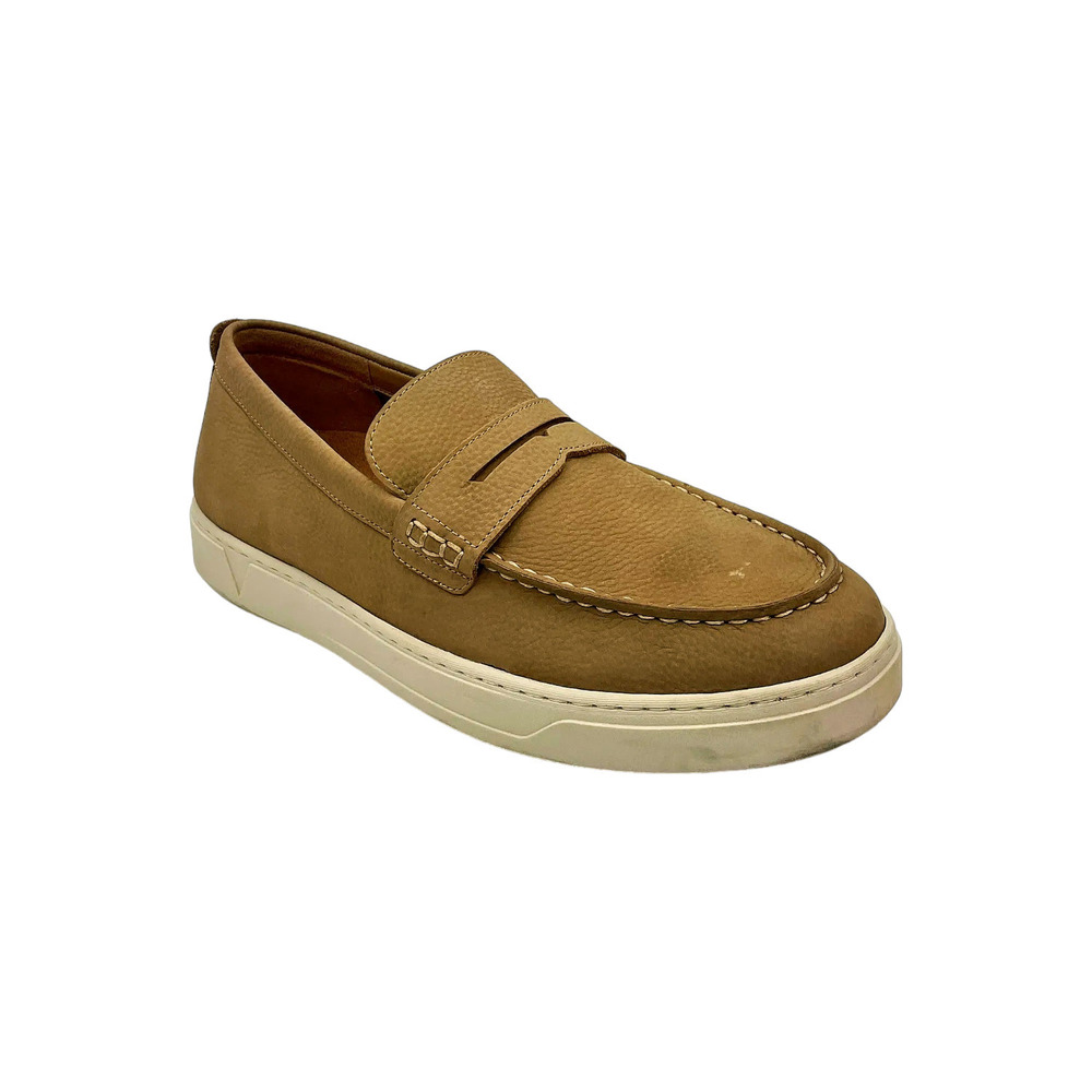 Vionic Men's Thompson Slip On Loafers Sand Leather - Wide